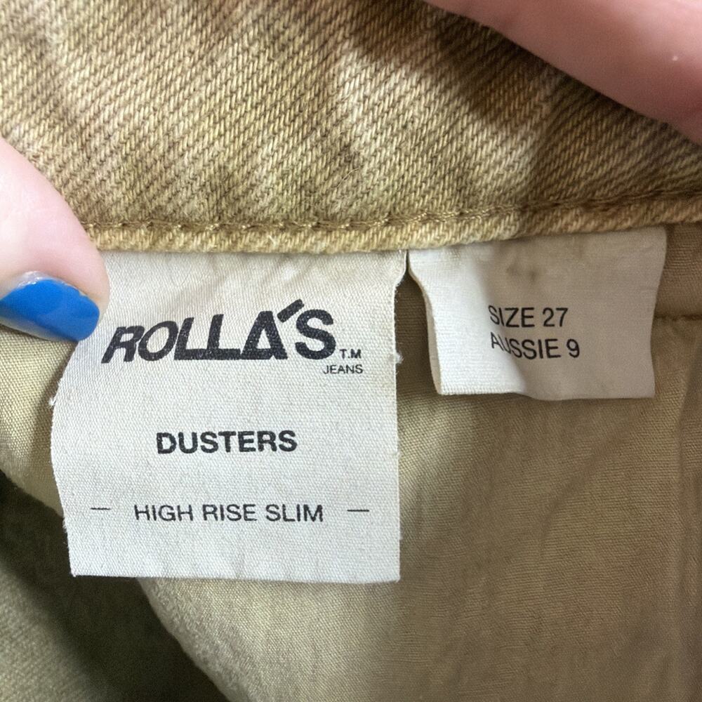 Rollas Dusters Harvest High Rise Slim Shorts Womens Size 27 Tan Brown Sand EUC - Picture 12 of 14